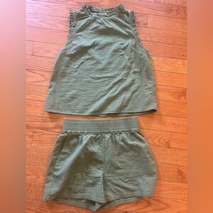 Boden Olive Green Matching Set